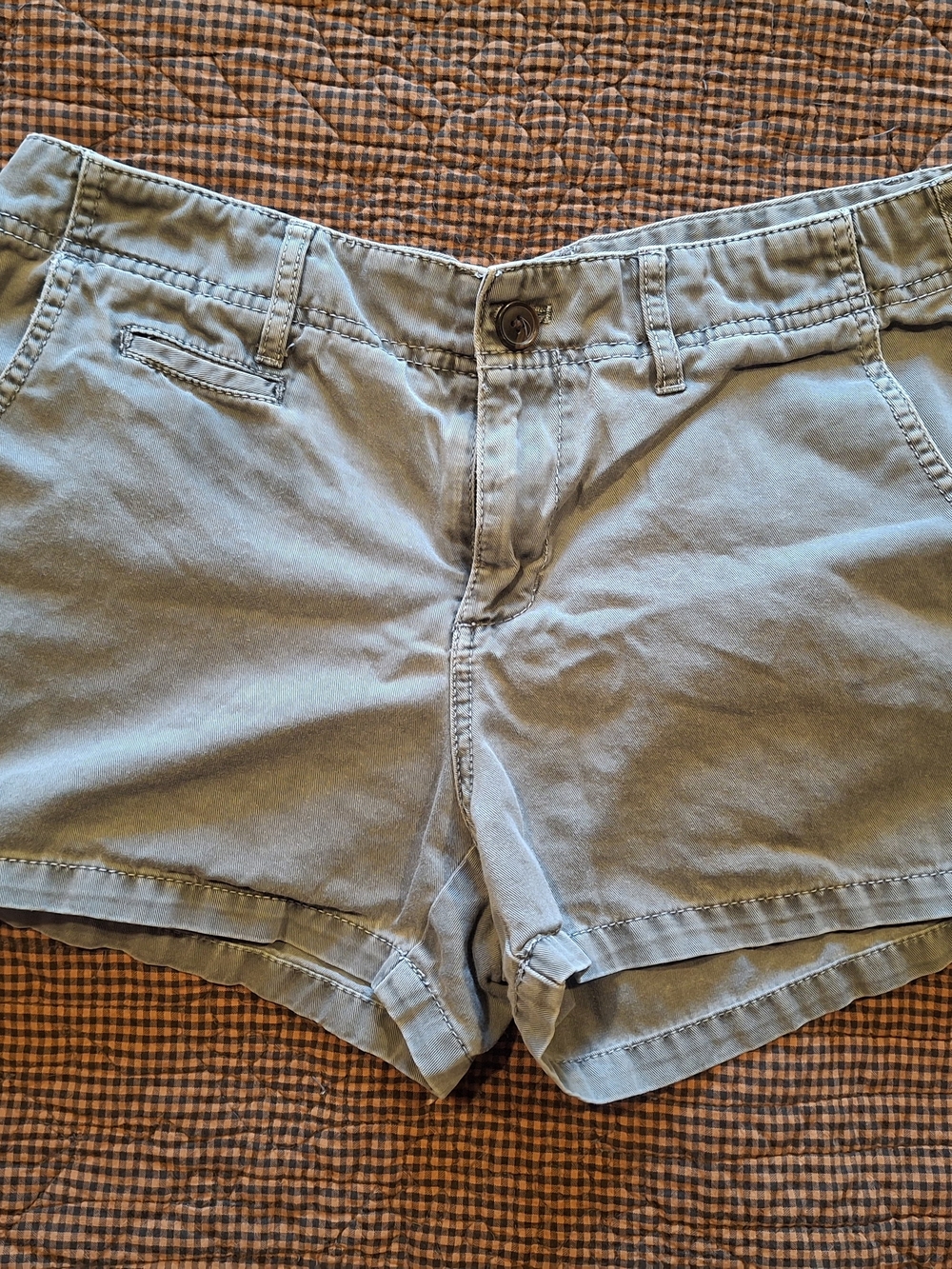 Merona Light Blue Cotton-Blend Women's Jean Shorts